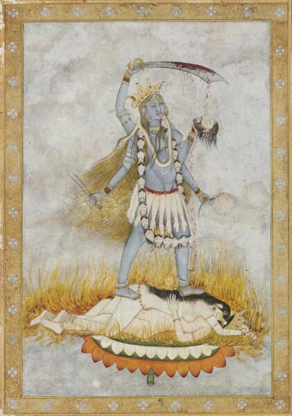 Datei:Kali Kangra Painting.jpg