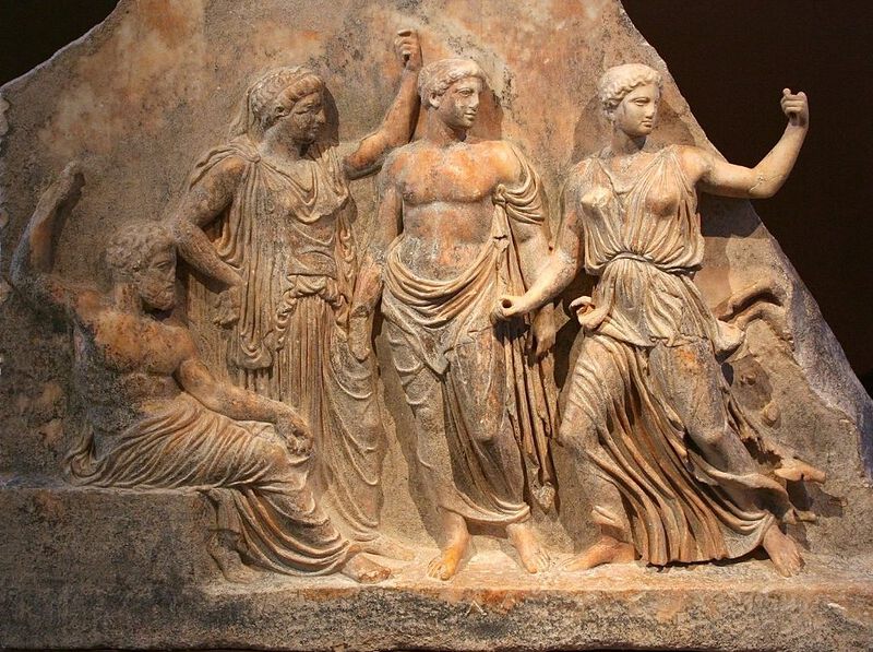 Datei:Brauron Relief of the Gods.jpg