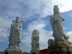 Jiu Tian, Longnu, Kuan Yin.jpg