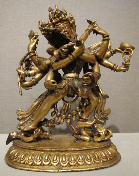 Datei:Hevajra statue from Nepal.jpg